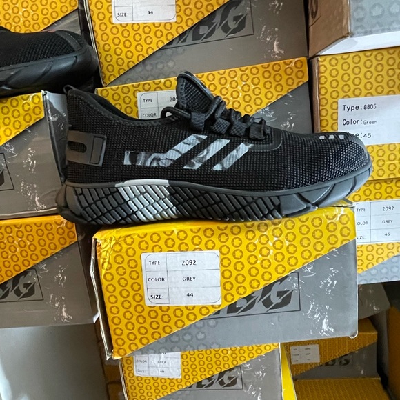 Men's Safety Shoes Steel Toe Work Sneakers  Lightweight - Picture 4 of 11